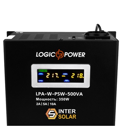 ИБП с правильной синусоидой 12V Logic Power LPY-W-PSW-1000VA+(700Вт)10A/20A